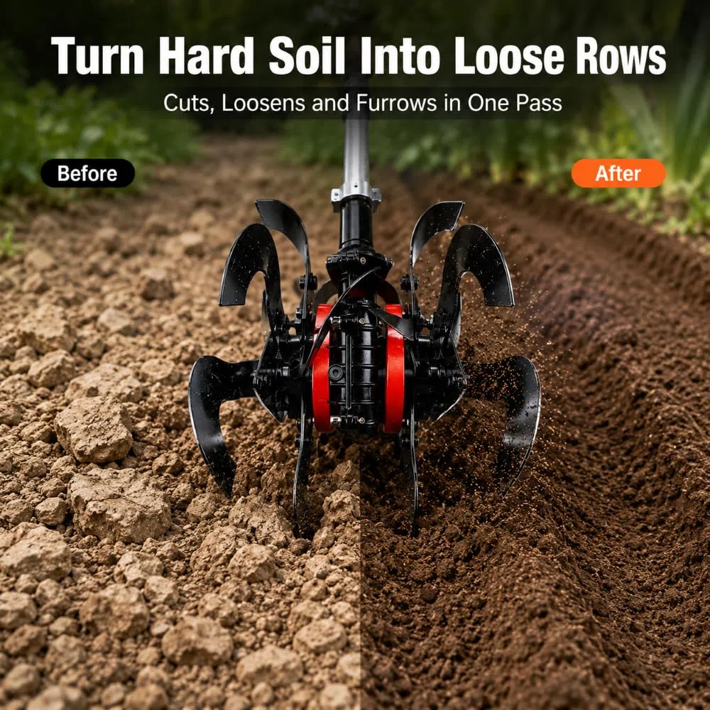 Cultivateur pour Einhell GB-BC 52, Accessoire de binage et de désherbage