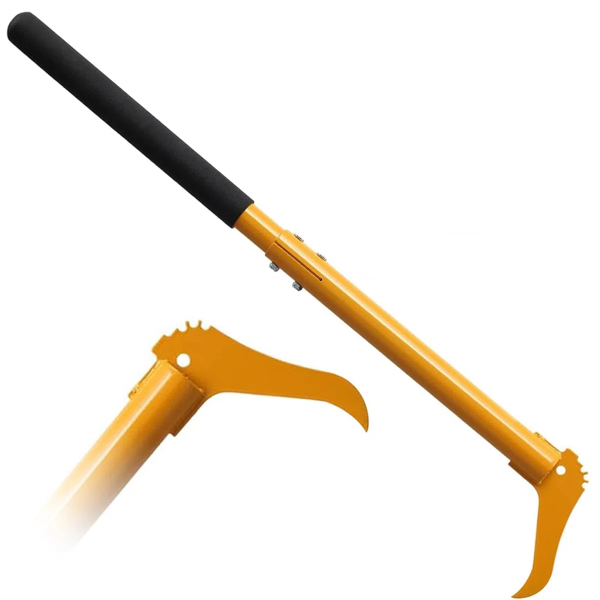 Pickaroon, 75cm Hookaroon Sappie en Acier avec Manche Long Léger - Outil à Fendre avec Poignée Antidérapante pour Tirer, Empiler, Soulever des Blocs de Bois de Chauffage