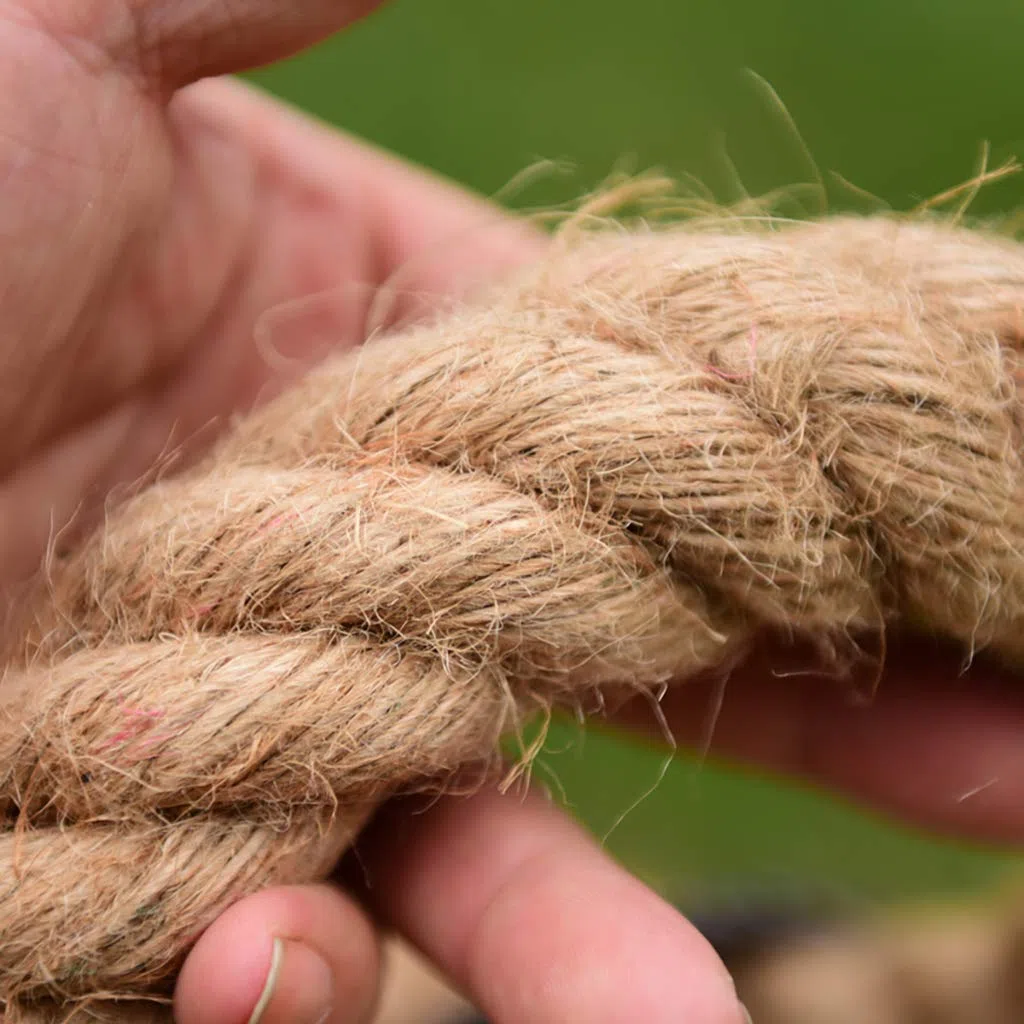 Corde en Jute Naturelle 16 mm / 18 mm / 20 mm, Chanvre Robuste pour Jardinage, Emballage et Décoration de la Maison (18mm)