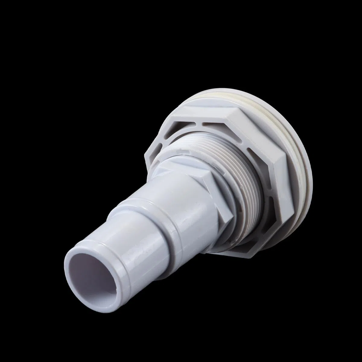 Buse d'aspiration avec tête pivotante réglable pour piscines à parois en acier, buse de tuyau 32/38 mm, sortie d'eau 2 cm pour système de nettoyage de piscine