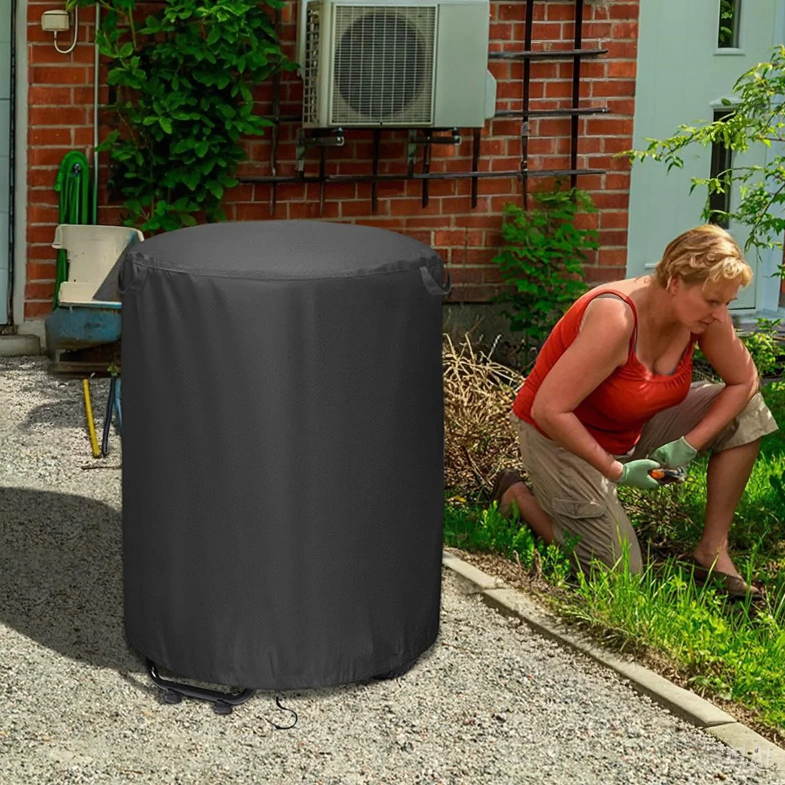 Housse pour Broyeur de Végétaux | Housse de Protection Oxford pour Broyeur de Branches | Protection Imperméable en Oxford pour Broyeur - Accessoires pour Outils de Jardin, Équipement Extérieur