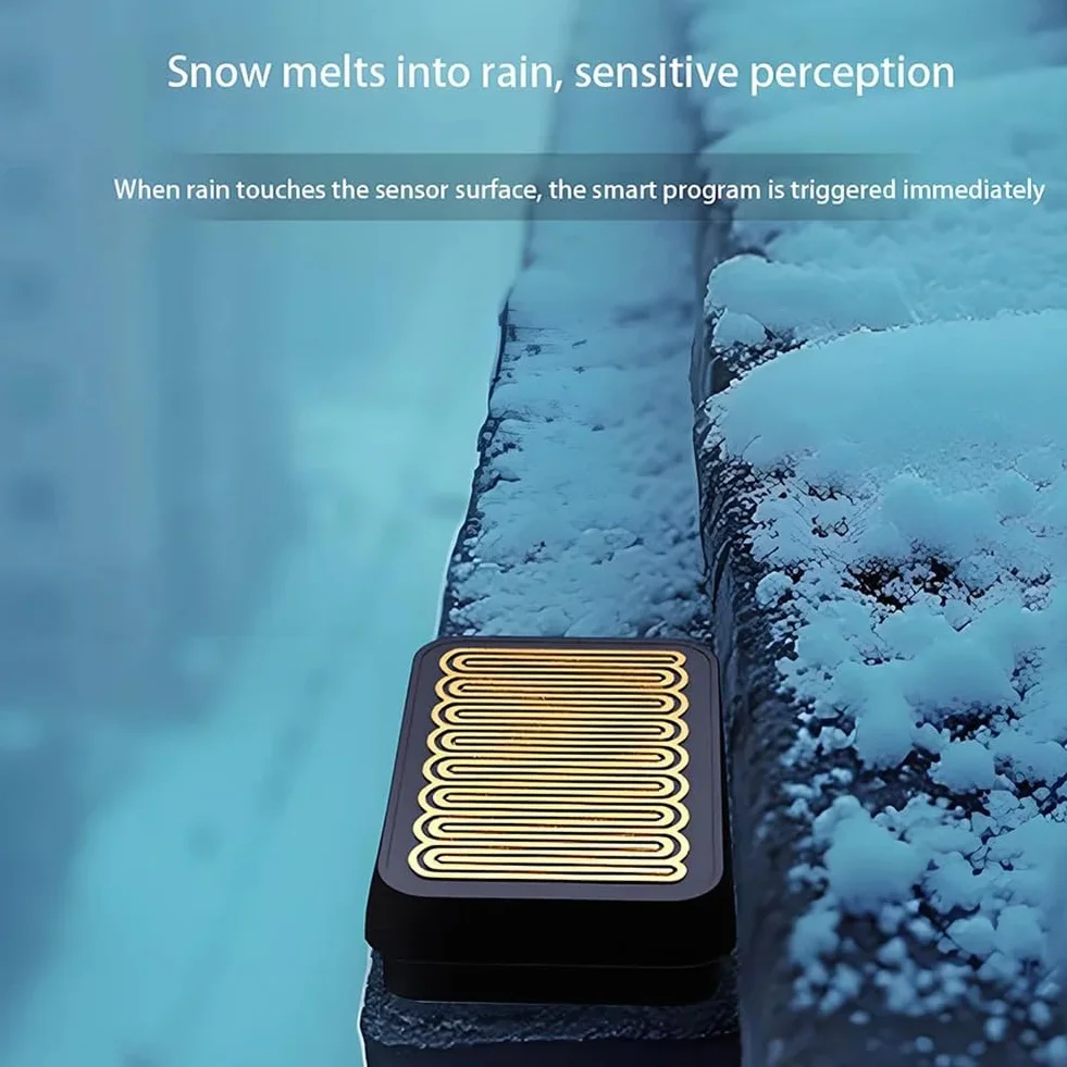 Zigbee Capteur de Pluie Intelligent Extérieur Détection de Pluie Sans Fil Étanche
