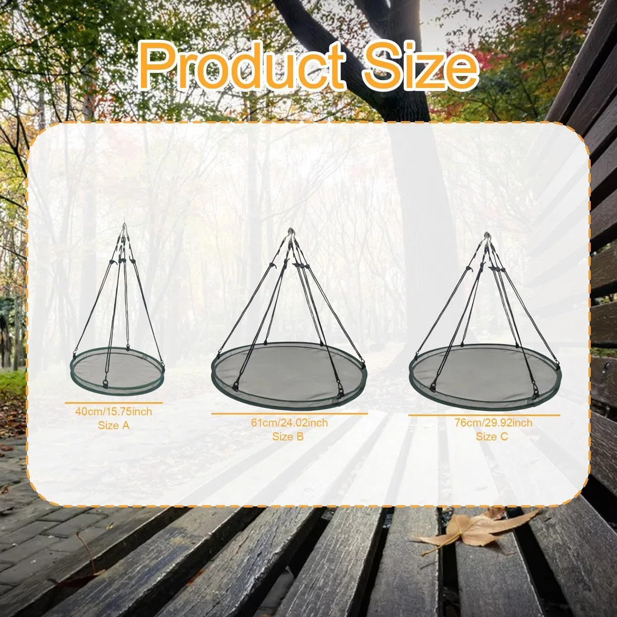 F Fityle Graines d'oiseaux Shell Catcher Playing Seed Hoop, Hoop Hoop, for Beed Feeder Birds Lover Agriculteur, Diamètre 40cm
