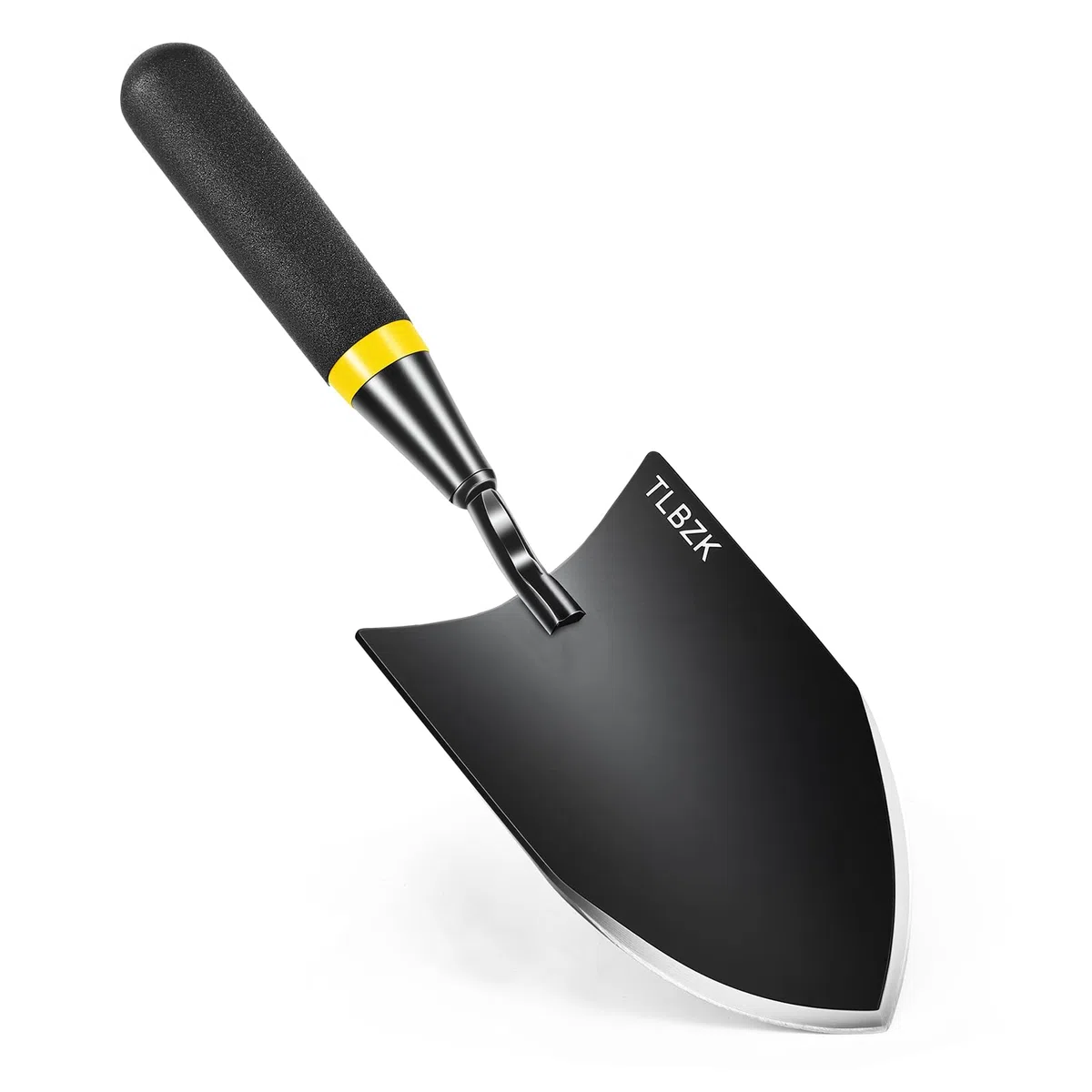 Pelle de jardin haute performance - Pelle de jardin en acier au carbone avec poignée caoutchoutée, idéale pour planter, creuser et transplanter