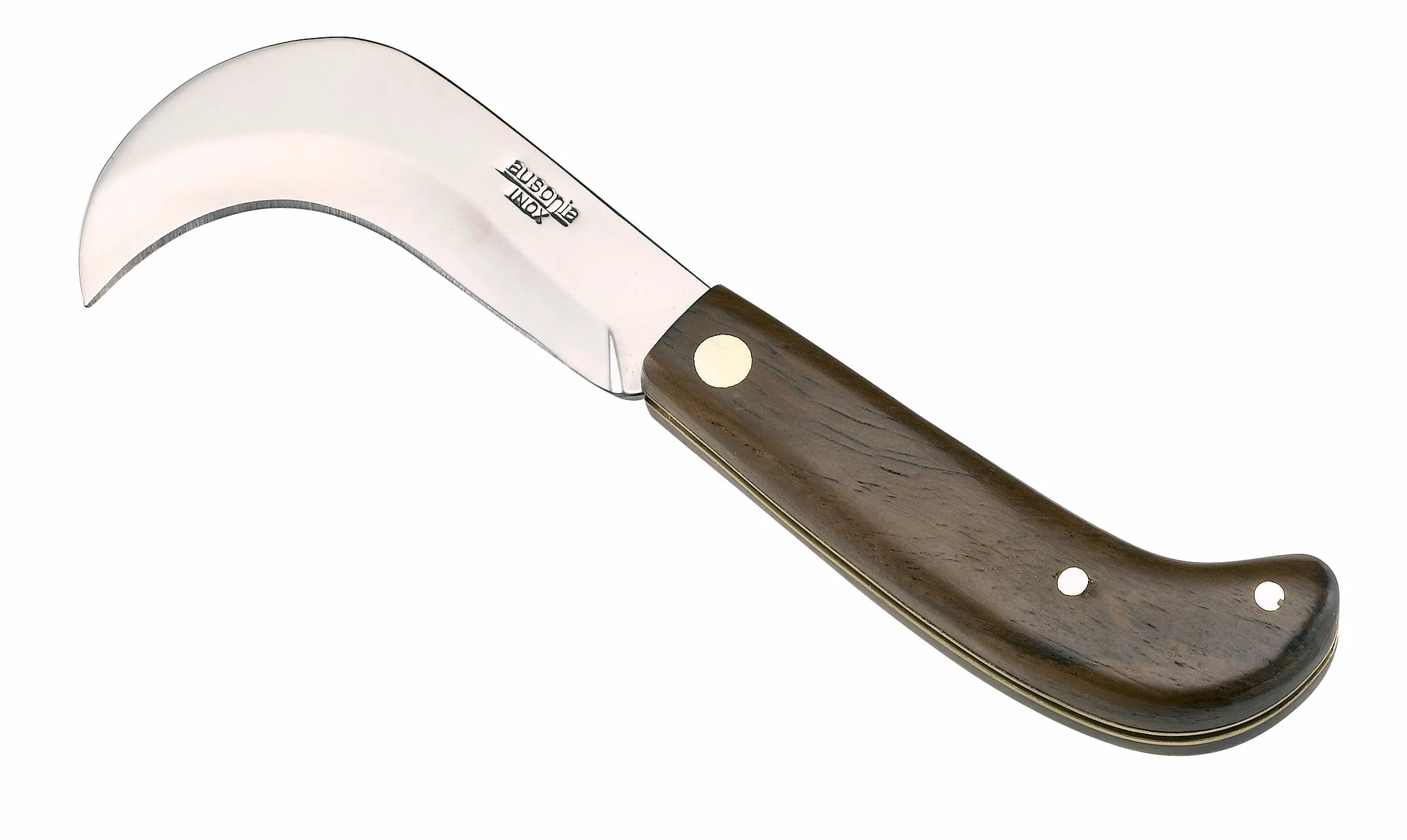 AUSONIA - SERPE DE 20 CM AVEC LAME EN ACIER INOX ET MANCHE EN BOIS