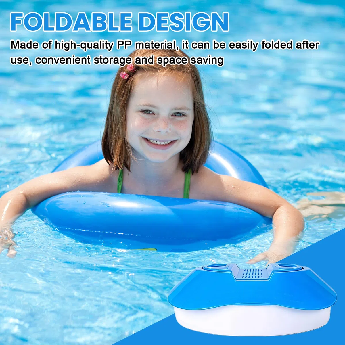 Sporgo Flotteur doseur de 20,3 cm pour piscine : distributeur de chlore réglable pour utilisation en spa et en extérieur - Eau propre et claire