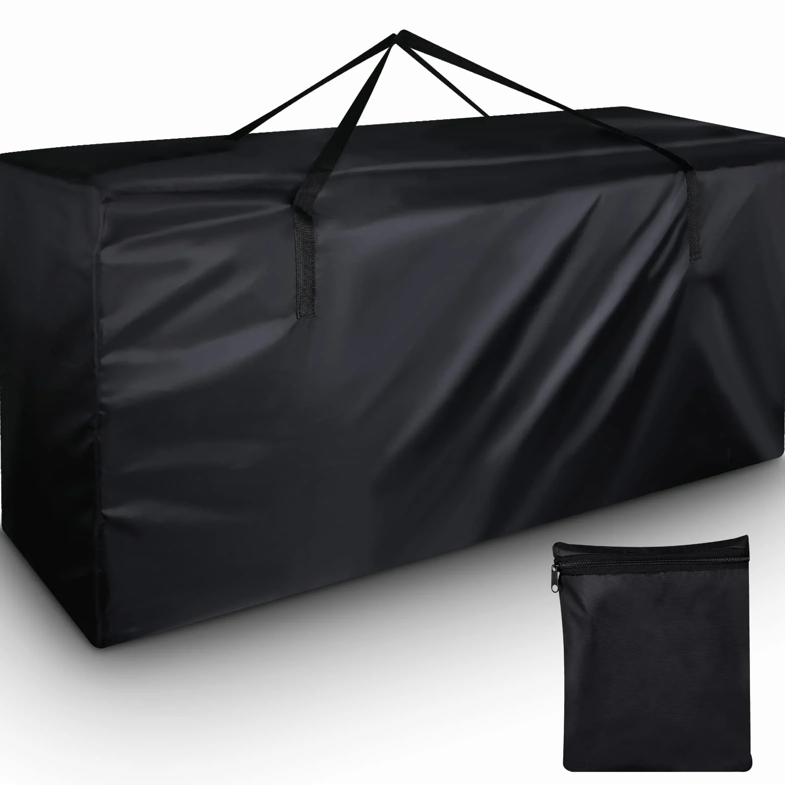 Sac de Rangement Housse de Rangement de Coussin Iimperméable,Étanche à la Poussière, Anti-UV, Robuste Tissu Sac de Coussin pour Jardin,Terrasse,Meubles