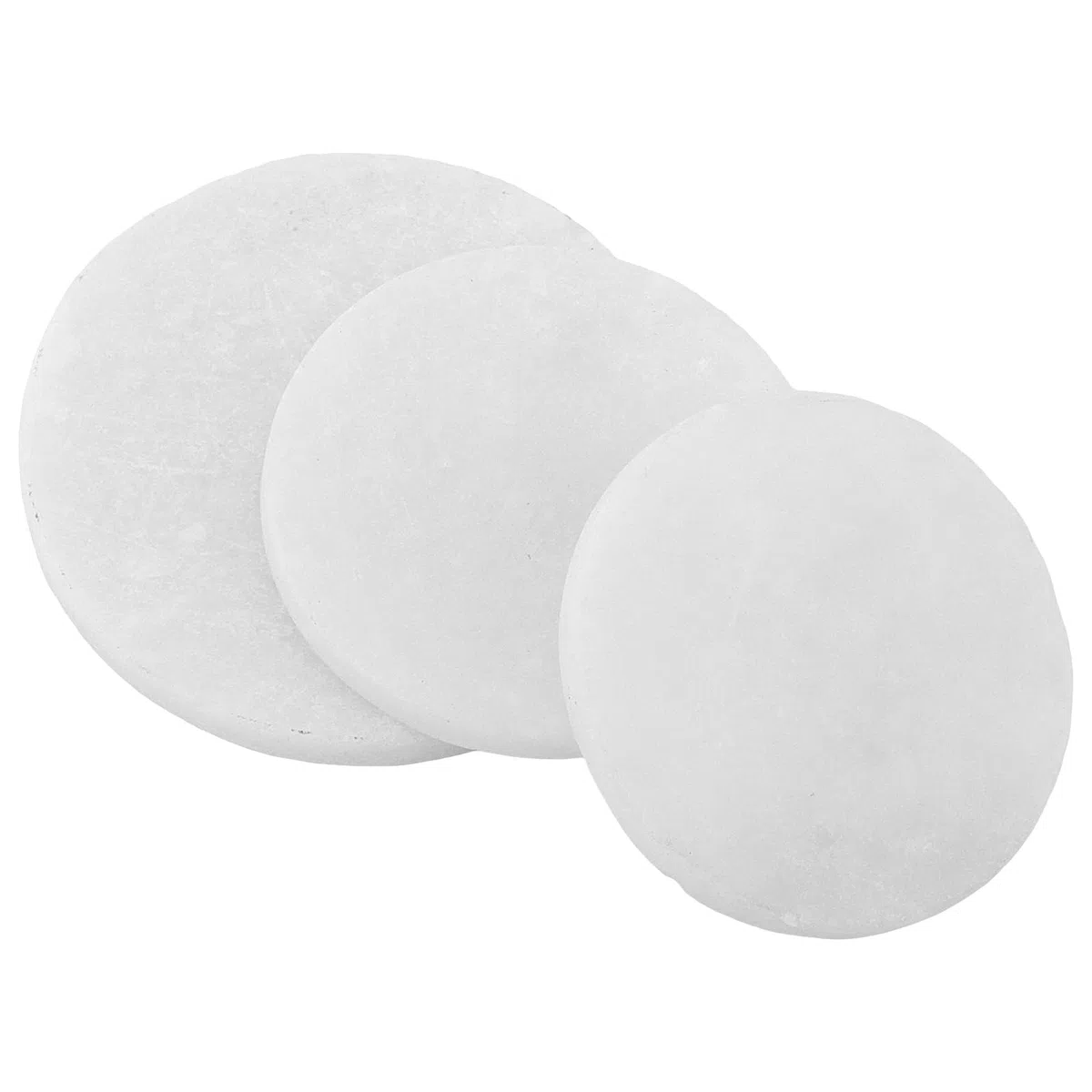 Galets à Peindre 15 Pièces - Pierres Plates Blanches 8-10 cm - Galets Lisses Naturels pour Jardin, Aquarium, Décoration Intérieure