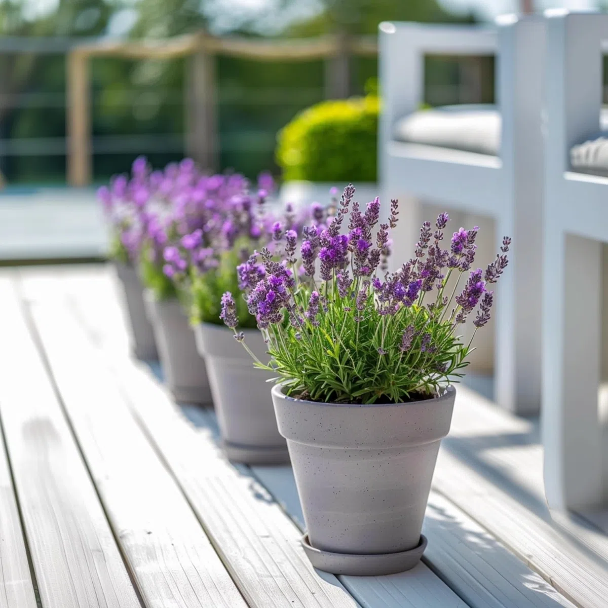 Plant in a Box - Lavande papillon - Lavandula stoechas 'Anouk' - Hauteur 25-35cm - Pot 15cm - Arbuste Compact et Résistant - Pourpre