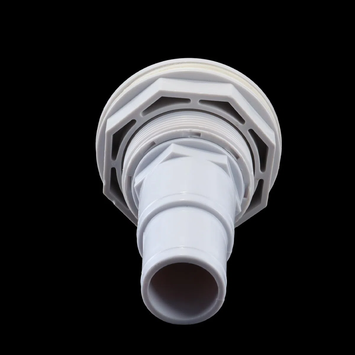 Buse d'aspiration avec tête pivotante réglable pour piscines à parois en acier, buse de tuyau 32/38 mm, sortie d'eau 2 cm pour système de nettoyage de piscine