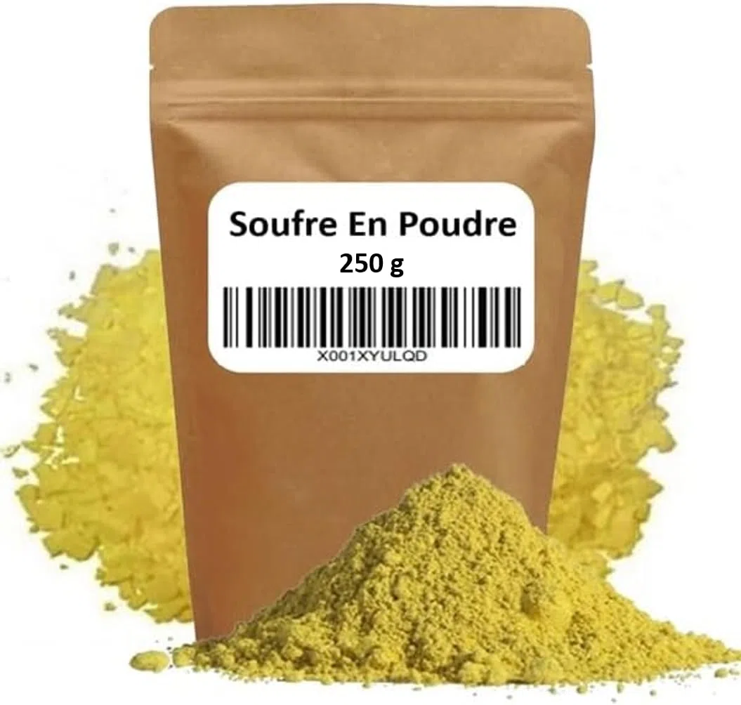 Soufre en Poudre Repulsif Pour Animaux et Traitement des Plantes 100% naturelle