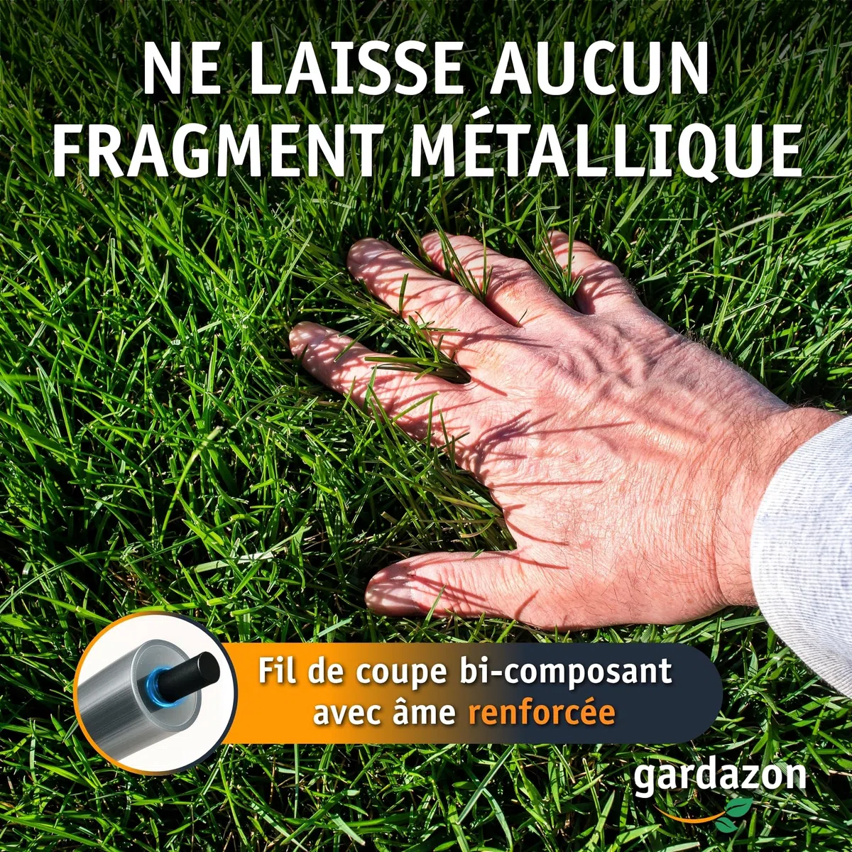Fil de débroussailleuse 2mm renforce 50m (Ronde) - Attention - Extrêmement résistant - Fil Coupe Bordure - Fil pour Rotofil - Bobine de Fil debroussailleuse incassable