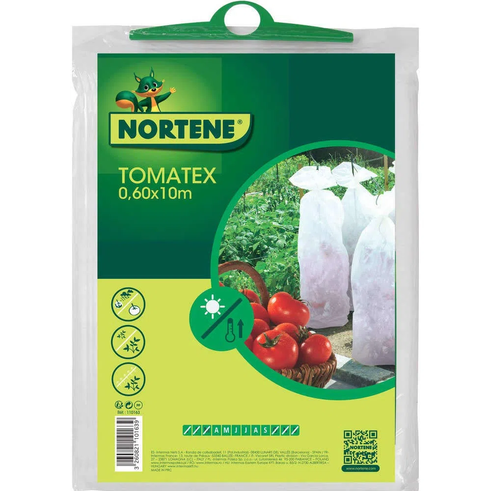 Nortene : Gaine De Croissance Tomate:blanc 0,60x10m