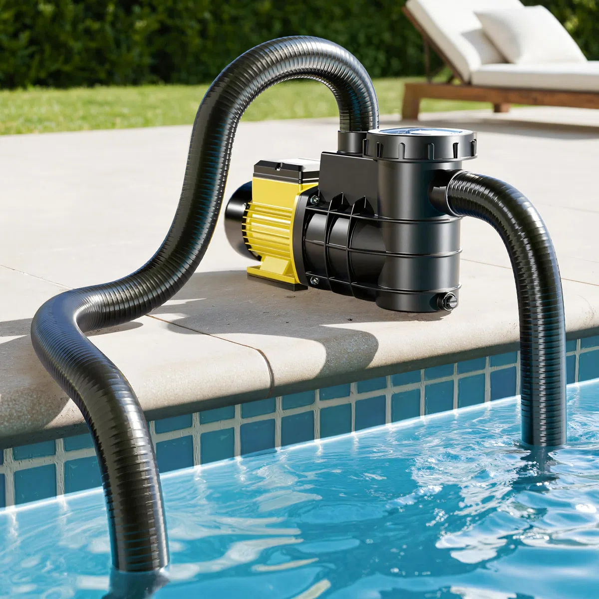 Luisiana OM/I 25m Tuyau Bassin PVC D40mm 470g/m Pompe Étang Eau