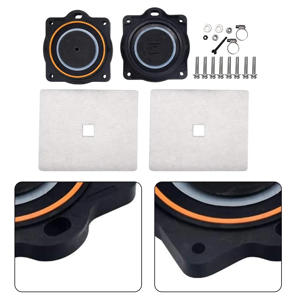 HP60/80 Kit de reconstruction de pompe à air compatible avec les aérateurs HP 80, HP 60, HP-80-0110, diaphramme, filtre et kit de vis inclus