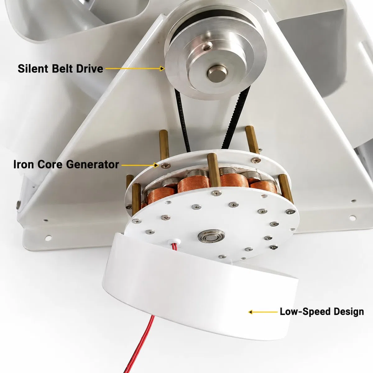 Générateur de Turbine à Eau Portable, kit Micro-hydroélectrique en Acier alimenté par Flux pour Les Flux Hors réseau et Les rivières, Fonctionnement Silencieux