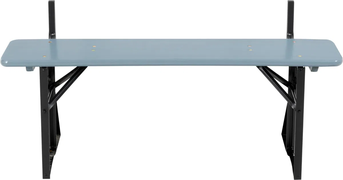 Stagecaptain BBB-119 GY Hirschgarten Banc de Fête avec Dossier 119 cm Gris