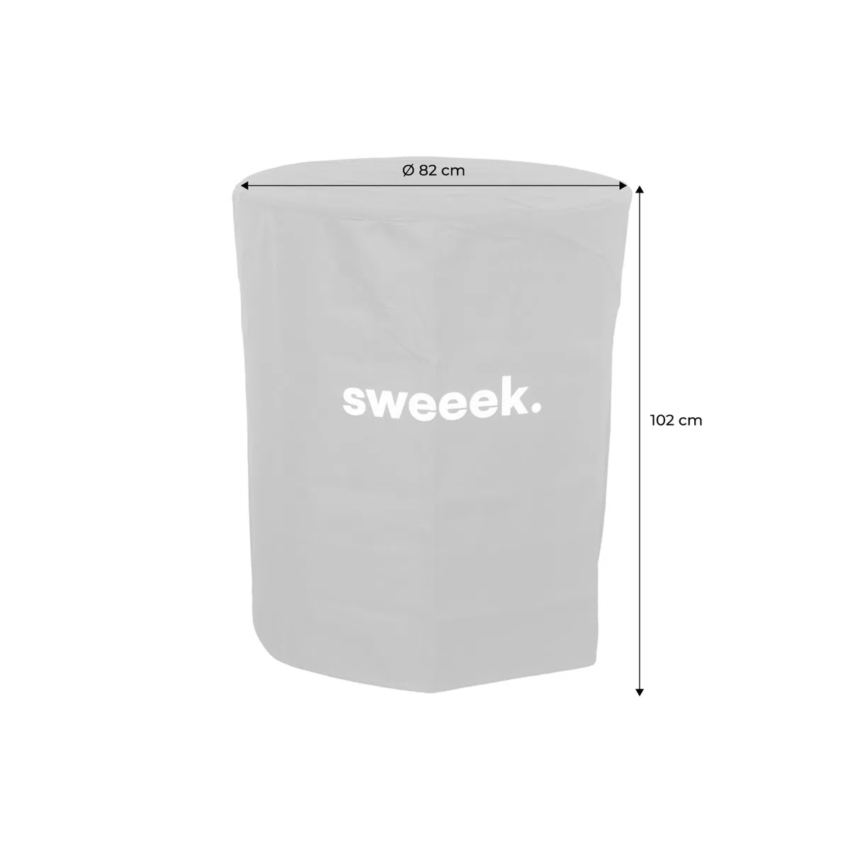 sweeek - Housse pour brasero Monbacho en Polyester 82 x 102cm