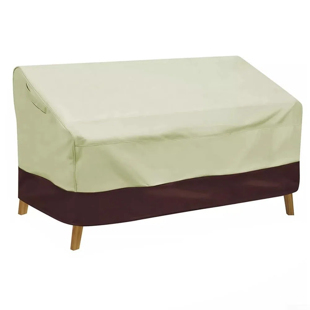 Housse de canapé résistante aux intempéries, tissu Oxford 210D, cordon de serrage réglable (210D : 223 x 83 x 83 cm)