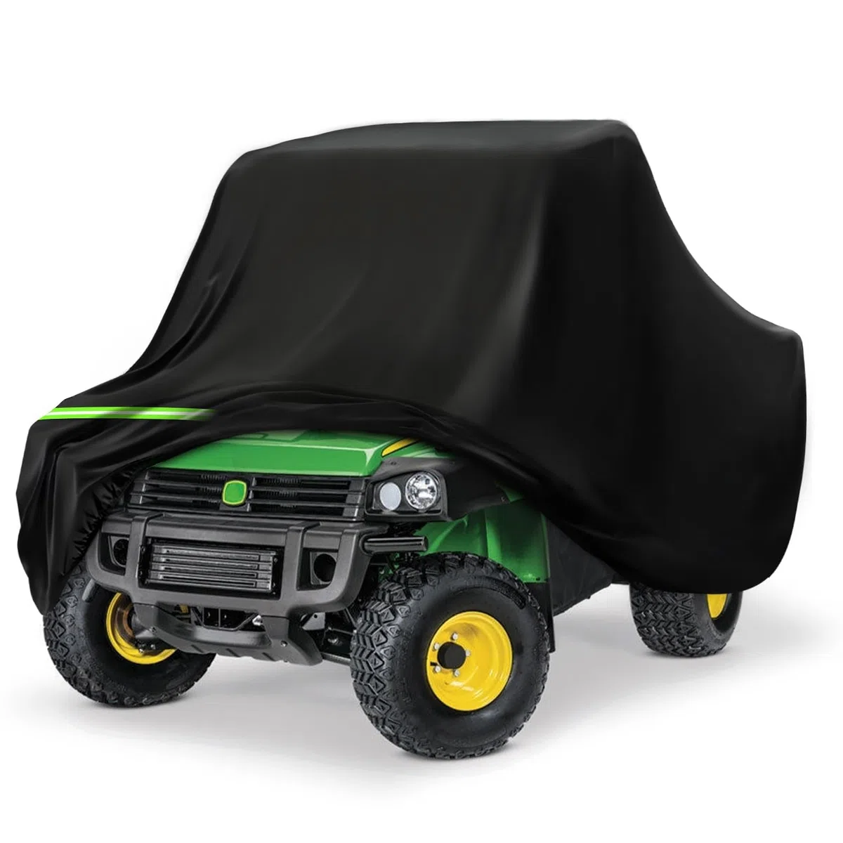 Gator Housse imperméable pour John Deere Gator HPX615E/HPX815E avec OPS/Cab, 210T soleil, pluie, UV, poussière, neige - Protection contre les intempéries - Housse de protection intégrale robuste avec
