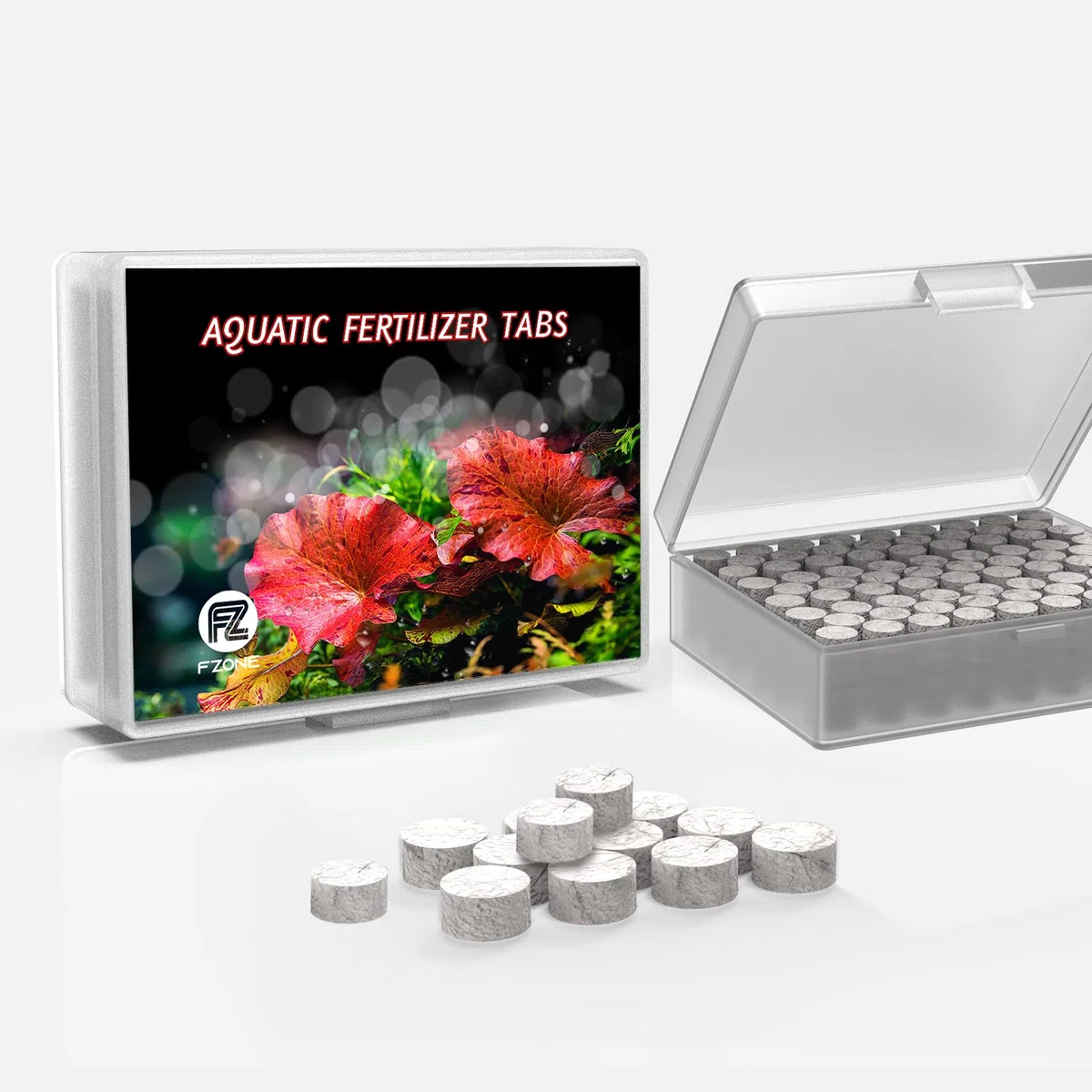 FZONE Tablettes d'Engrais Racinaire pour Aquarium d'Eau Douce 50 Pièces