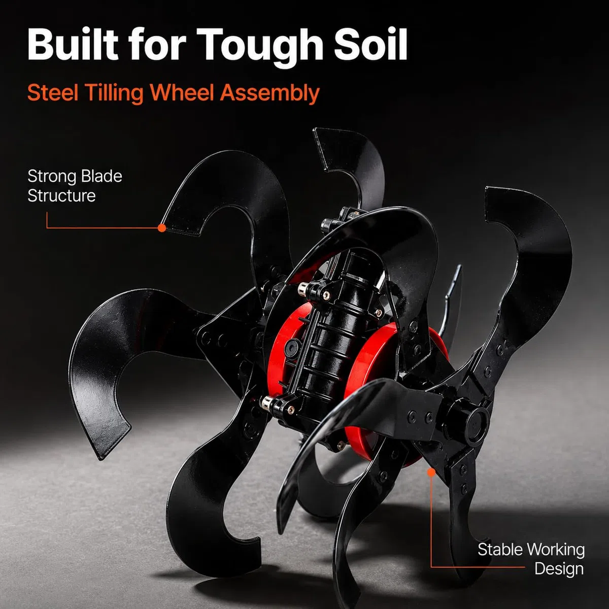 Cultivateur pour Einhell GB-BC 52, Accessoire de binage et de désherbage