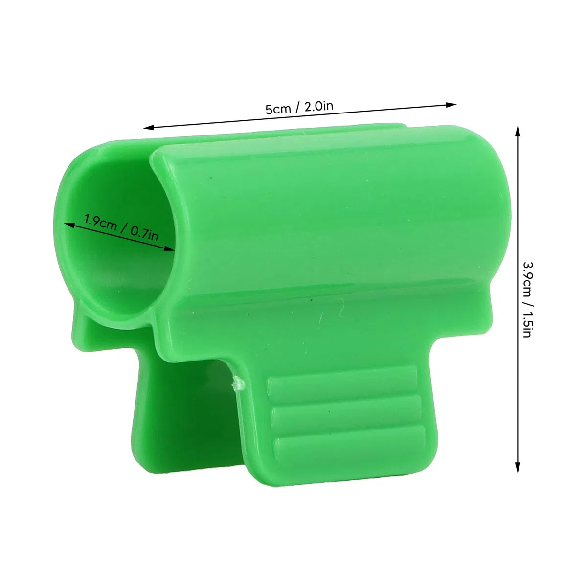 Tissting 24 Pièces Pinces de Serre 19mm pour Support de Plante et Filet D'ombrage - Clips de Cerceau de Tunnel en Plastique Durable pour Serres et Jardin, Conception Antidérapante et Large Utilisation
