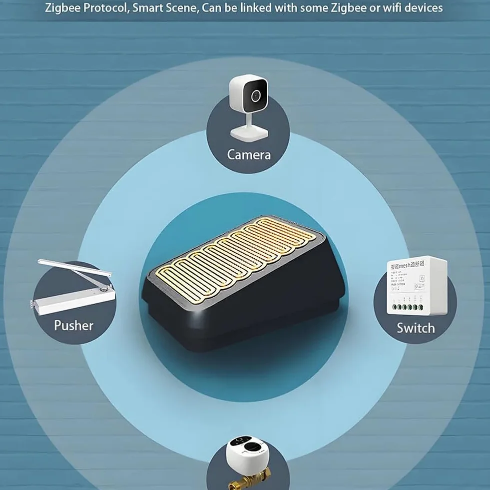 Zigbee Capteur de Pluie Intelligent Extérieur Détection de Pluie Sans Fil Étanche