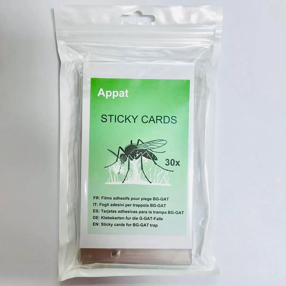 Pack de 60 Fiches Collantes Compatibles avec Piège BIOGENT BG-GAT/BG-GAT2 – Recharges Adhésives Double Face | Version améliorée disponible : recherchez " Appat Fiches Collantes " Disponible