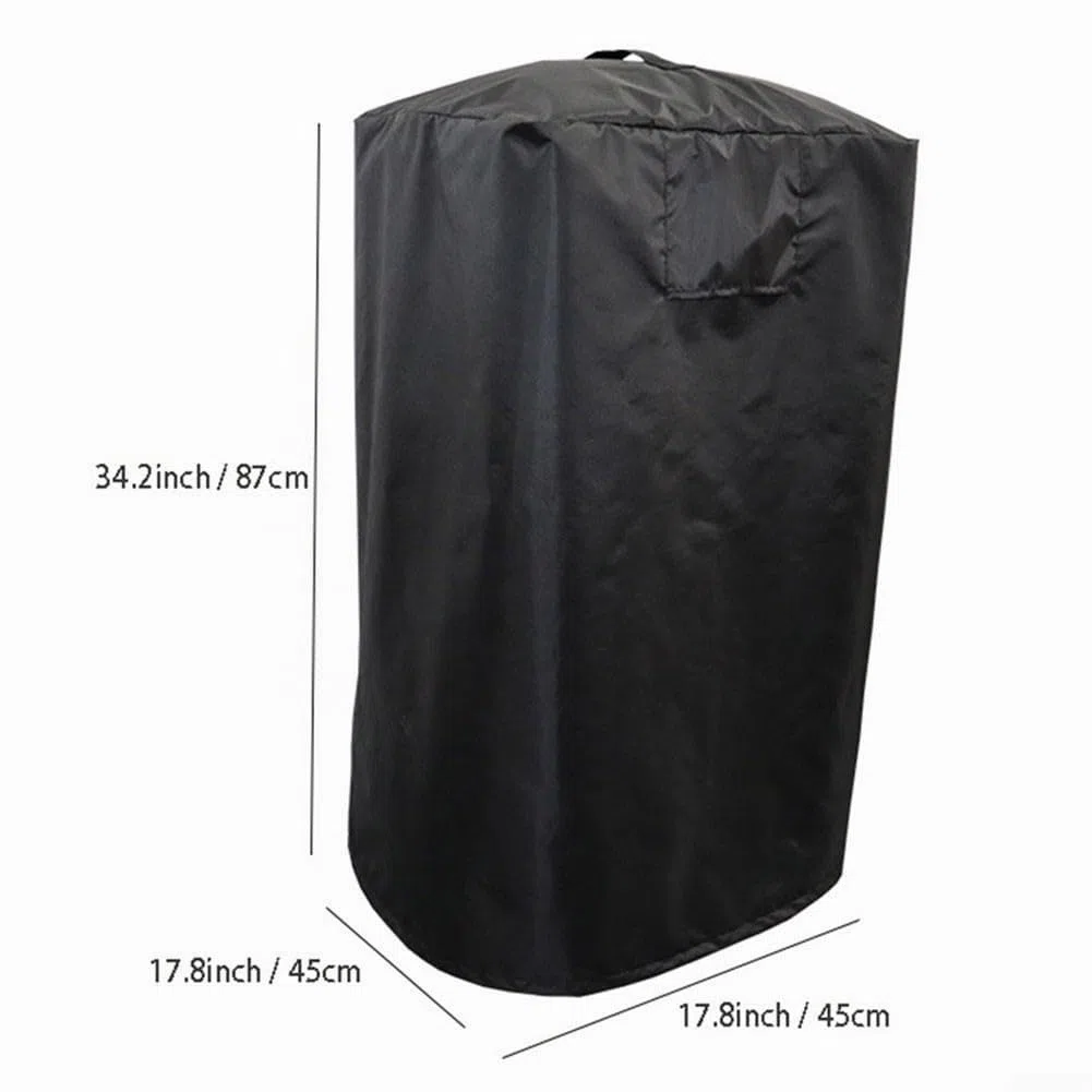 Housse de laveuse haute pression, housse de protection imperméable et antipoussière noire avec poignée supérieure, accessoire de couverture extérieure 45,2 x 45,2 x 86,9 cm