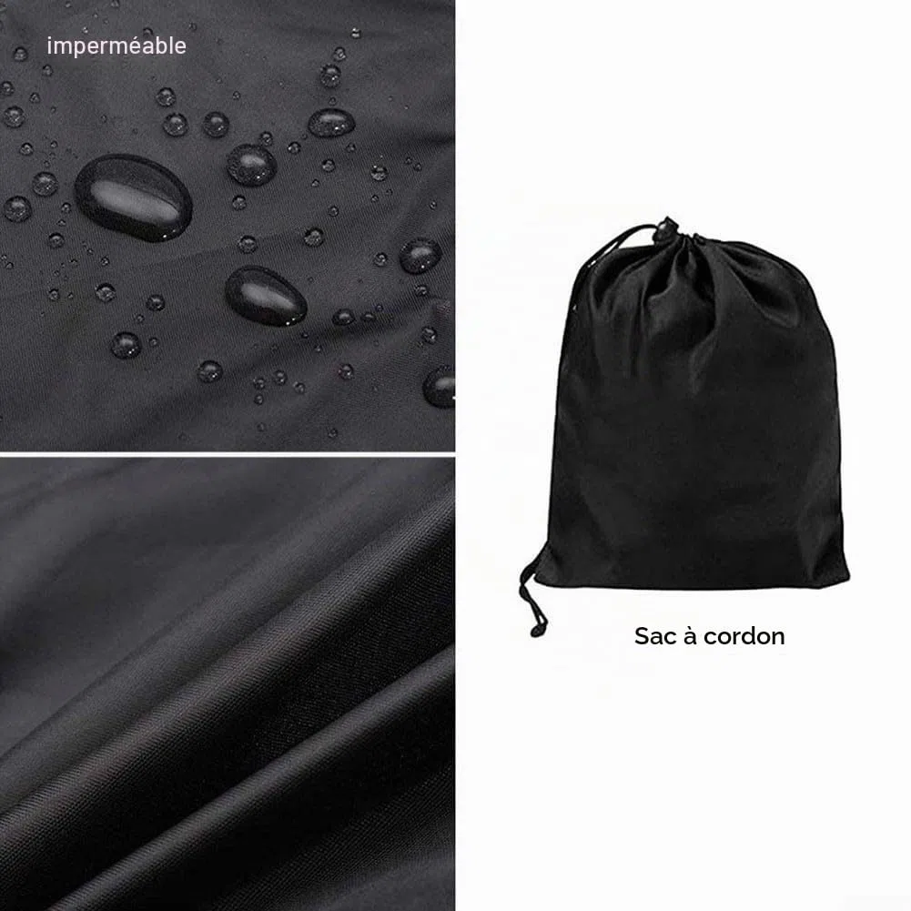 Housse de laveuse haute pression, housse de protection imperméable et antipoussière noire avec poignée supérieure, accessoire de couverture extérieure 45,2 x 45,2 x 86,9 cm