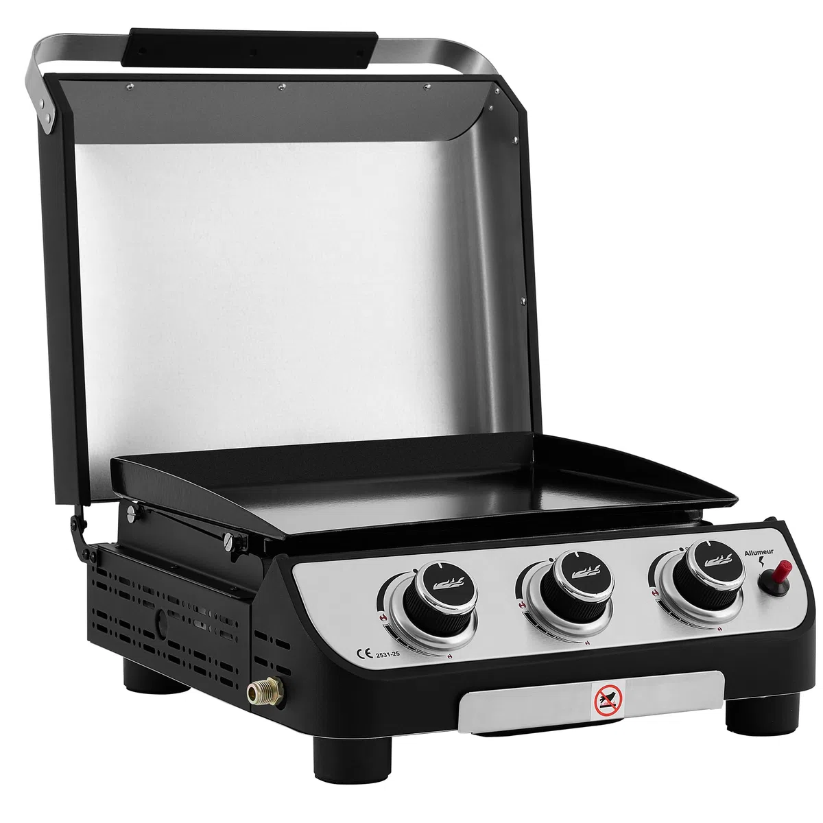 Royal Gourmet Plancha à gaz extérieur 7,5 kW pour terrasse et jardin