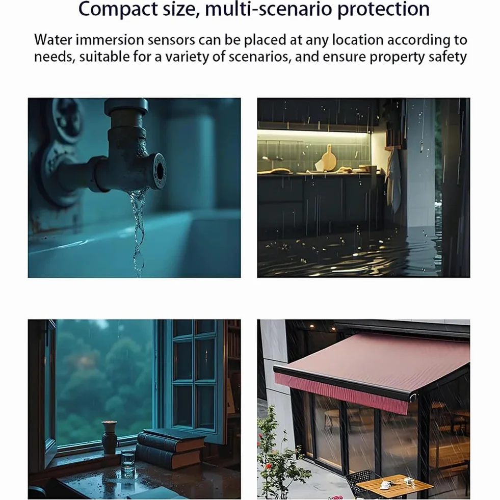 Zigbee Capteur de Pluie Intelligent Extérieur Détection de Pluie Sans Fil Étanche