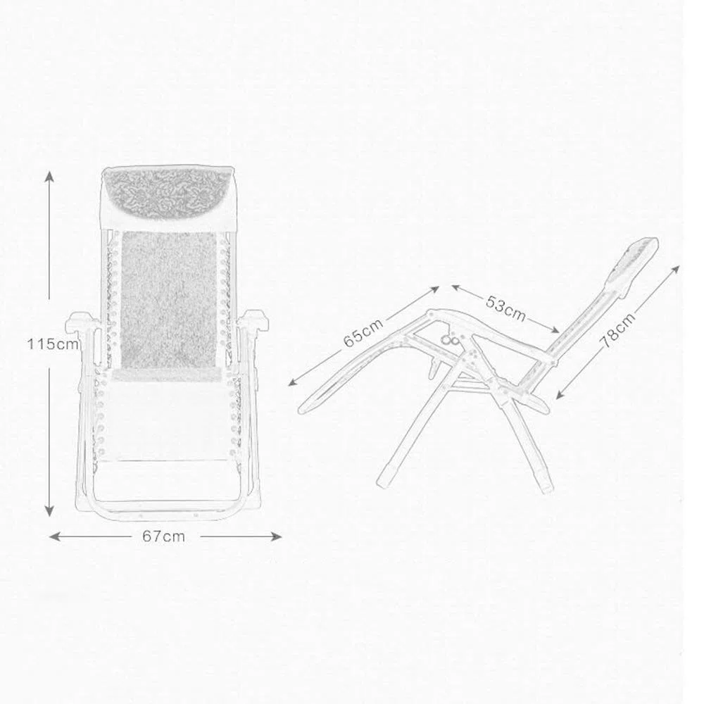 Chaise longue inclinable réglable pour une utilisation en intérieur et en extérieur, supporte 150 kg, chaise de patio pliante rembourrée et confortable (couleur : 1005)