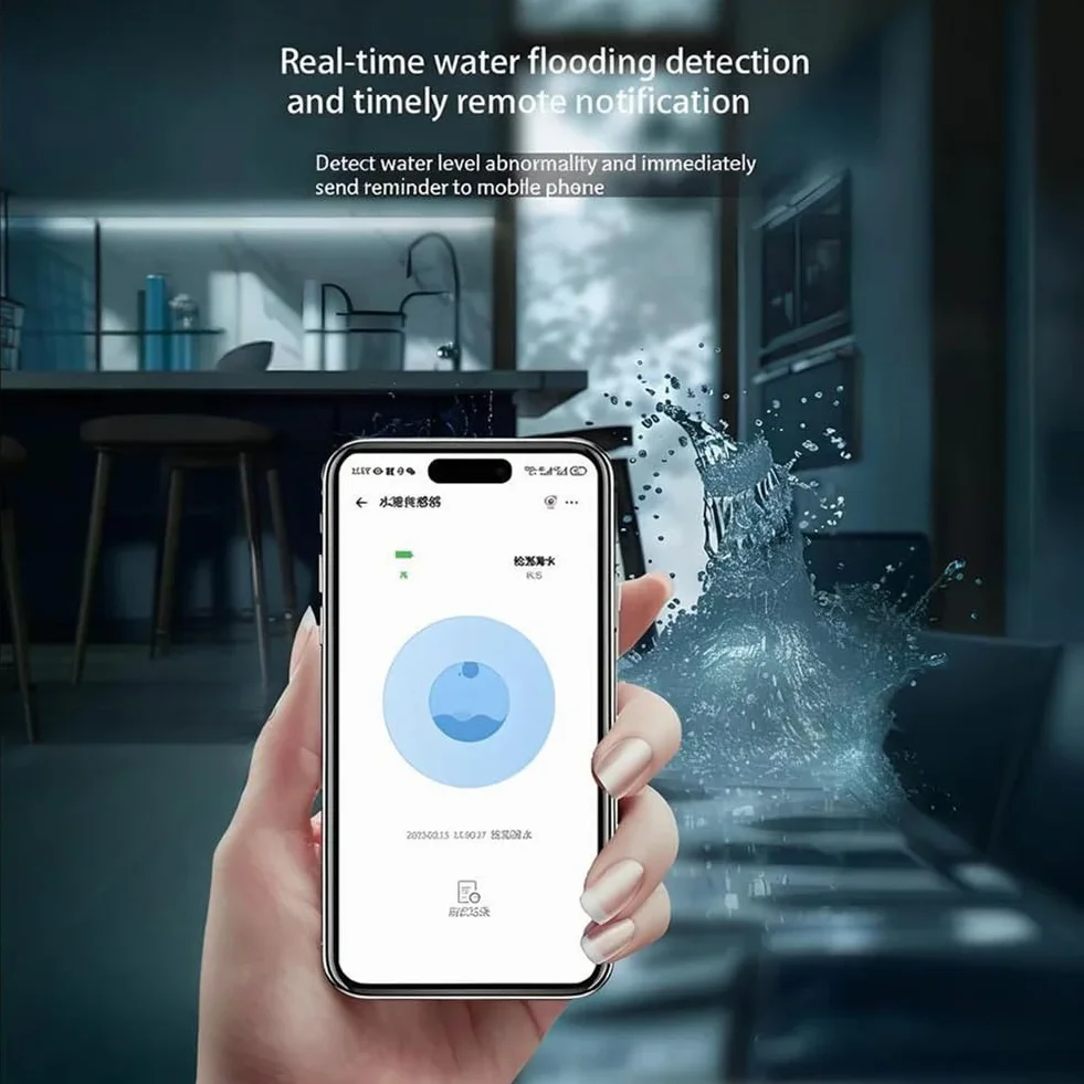 Zigbee Capteur de Pluie Intelligent Extérieur Détection de Pluie Sans Fil Étanche
