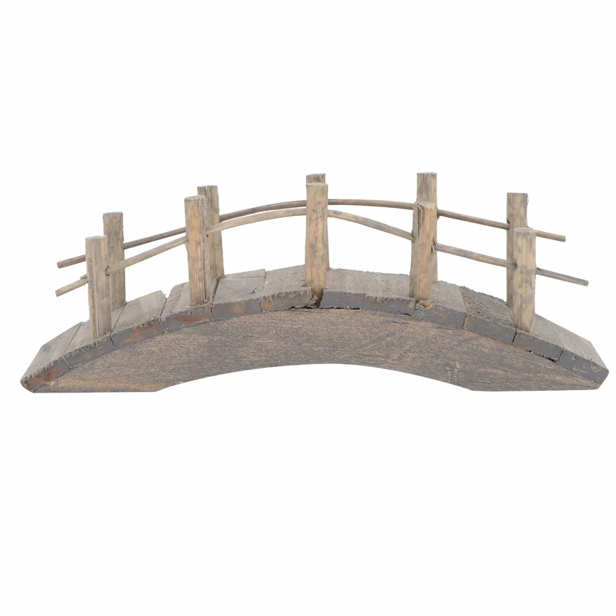 Hemoton Pont en Bois pour Jardin Miniature, décoration de Jardin 10 cm
