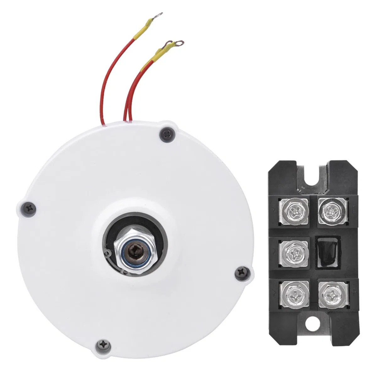 Générateur d'aimant permanent 12 V 100 W Vent alternateur 3 phases pour solutions d'énergie renouvelable (moteur + redresseur)