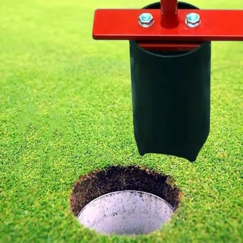 Coupe-trou de golf, pelle verte manuelle avec poignée, machine de forage de gazon d'extérieur pour boucher l'herbe de jardin