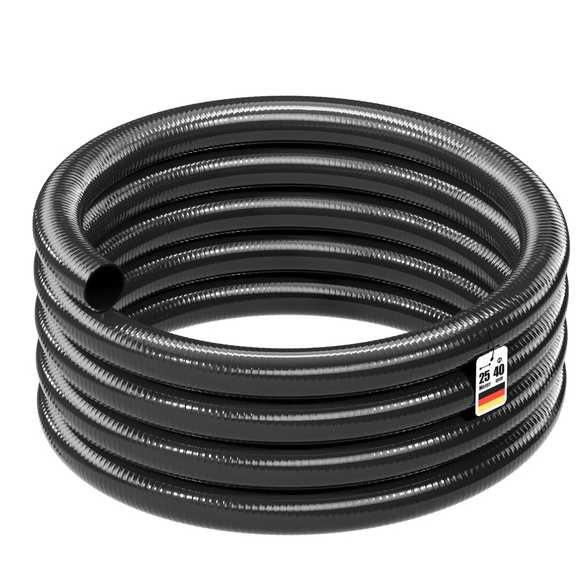 Luisiana OM/I 25m Tuyau Bassin PVC D40mm 470g/m Pompe Étang Eau