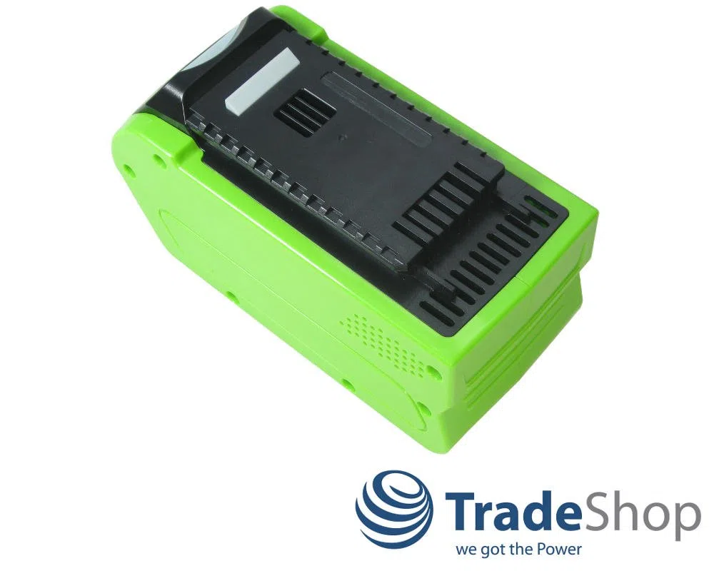 Trade Boutique Premium Batterie LiIon, 40 V5000 mAh200 WH Remplace Greenworks Tools 29472 29282 2601102 20302 2601402 29727 pour G de Max Tondeuse à Gazon 2500007 2500107 2500207 Tondeuse à Gazon,